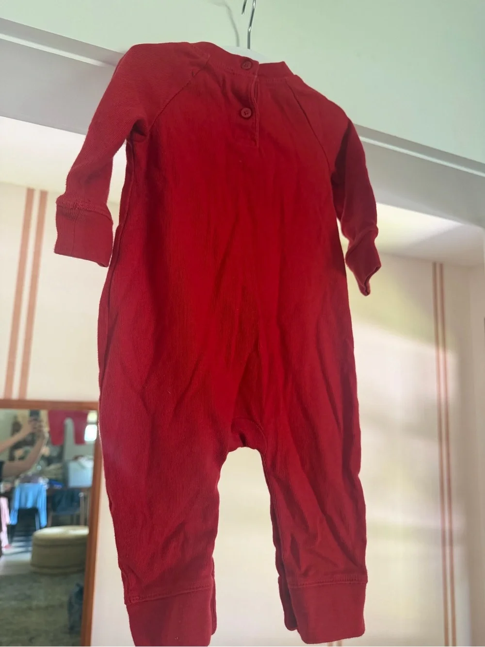 GAP Red 1969 U.S.A. Baby Romper